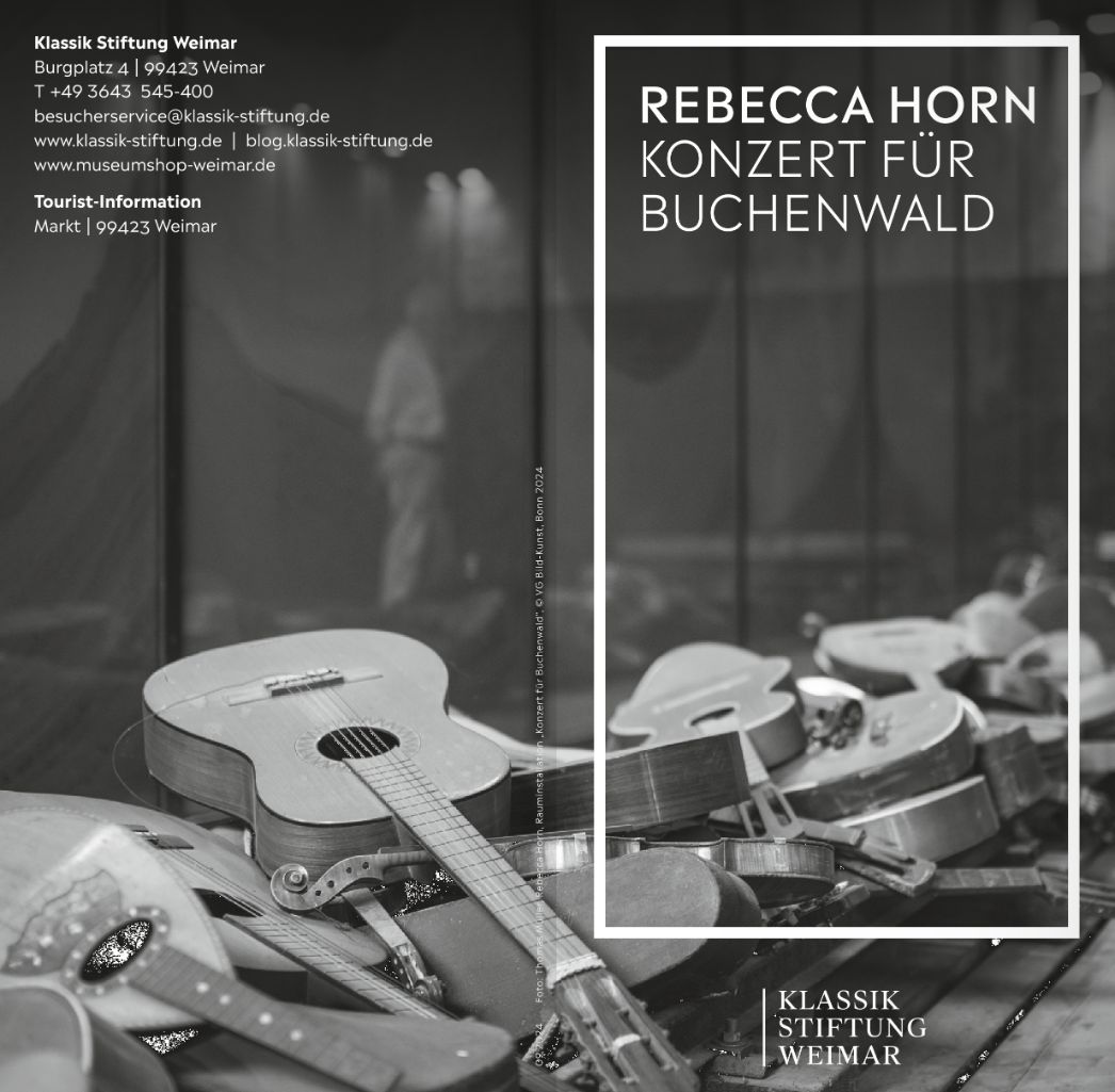Ausschnitt Flyer Rebecca Horn
